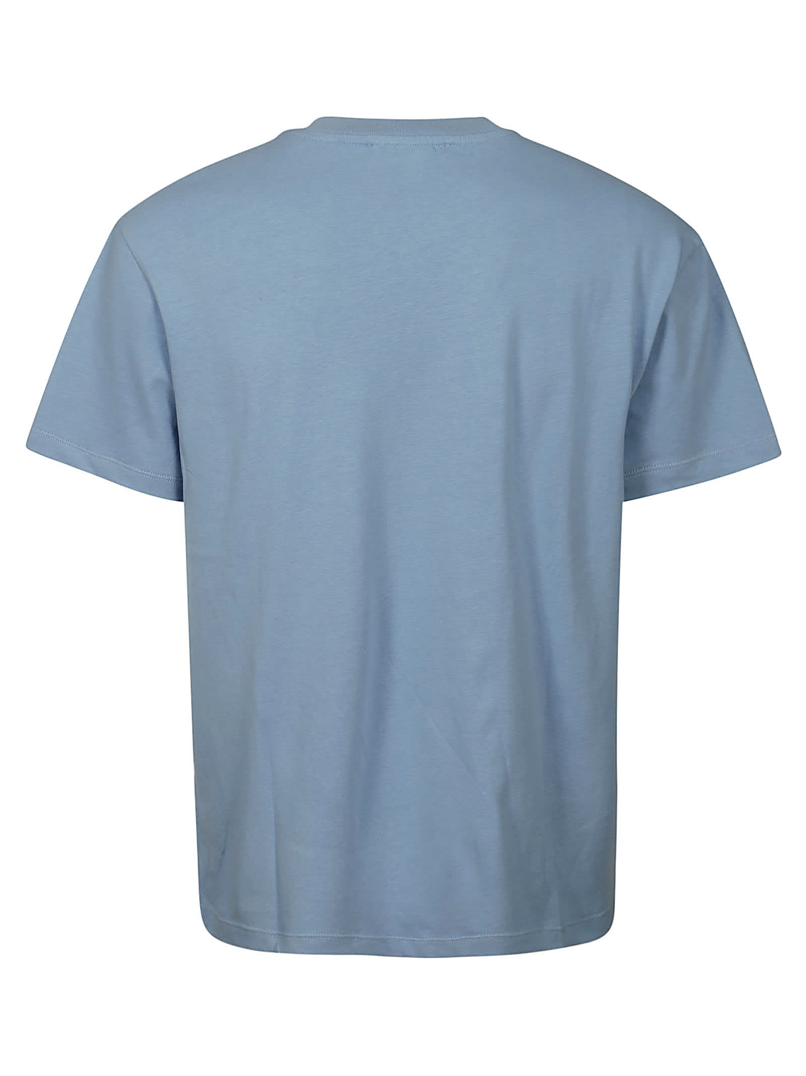Shop Ih Nom Uh Nit T-shirt Classic Fit With Logo Blurred In Sky Blue