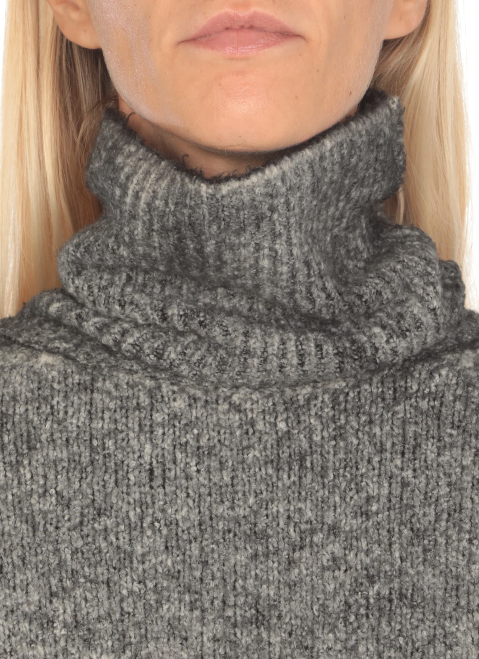 Shop Avant Toi Cotton Sweater In Grey