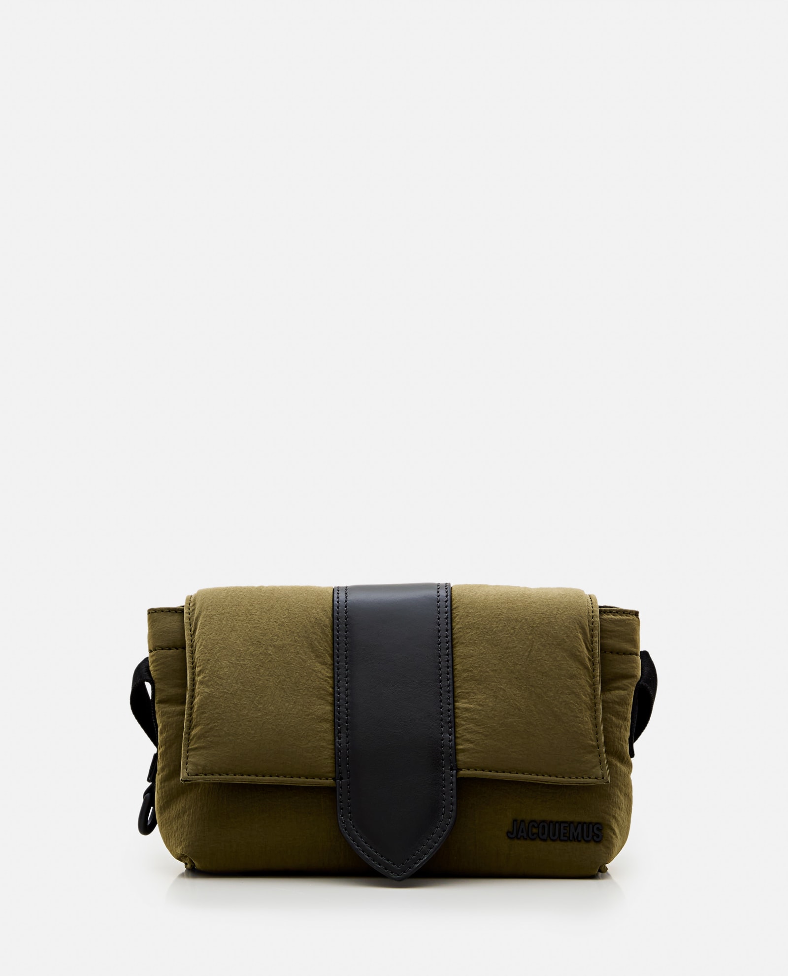 Shop Jacquemus Le Petit Messenger Bambin Bag In Green