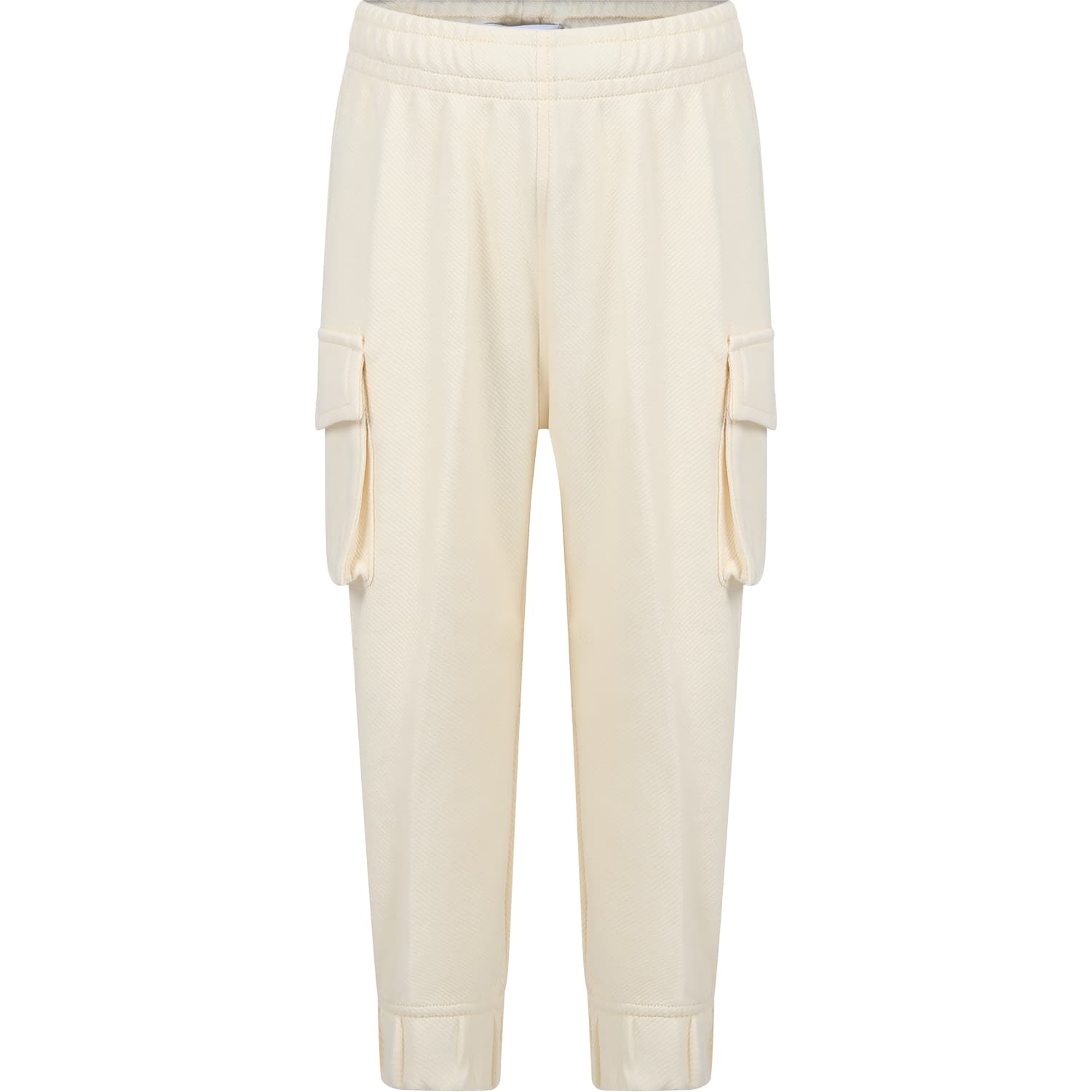 Calvin Klein Kids' Ivory Trousers For Boy With Logo