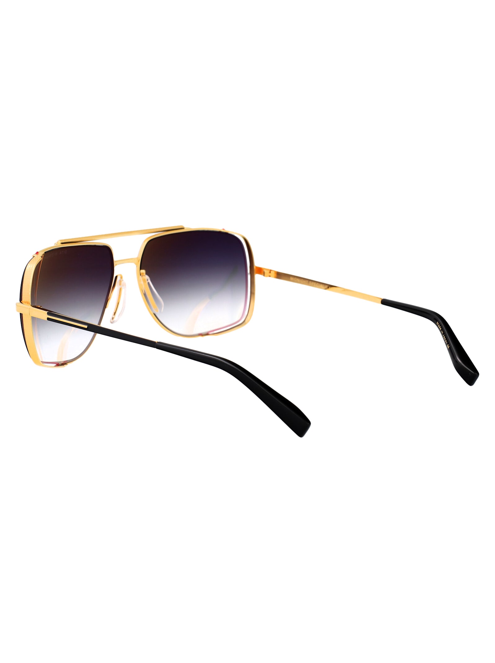 Dita Midnight Special Sunglasses In Yellow Gold - Black W/ Dark Grey To Clear - Gold Flash - Ar