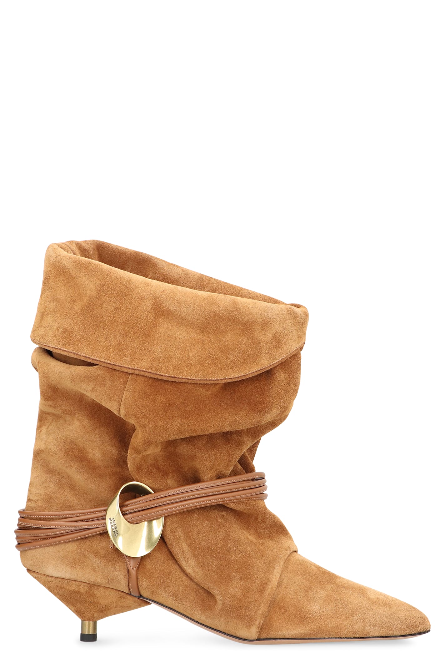 Isabel Marant Edrika Suede Ankle Boots In Brown