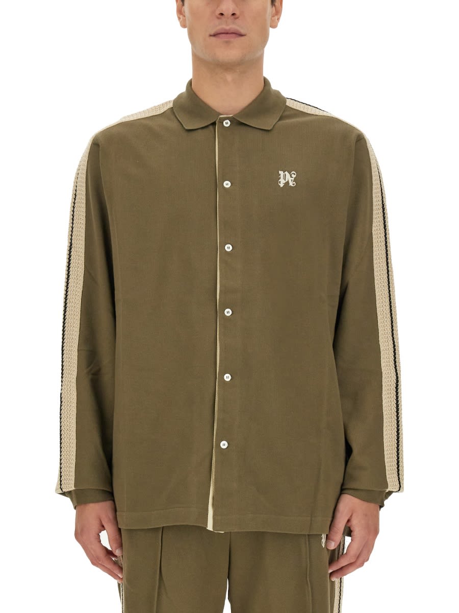 PALM ANGELS MONOGRAM SHIRT 