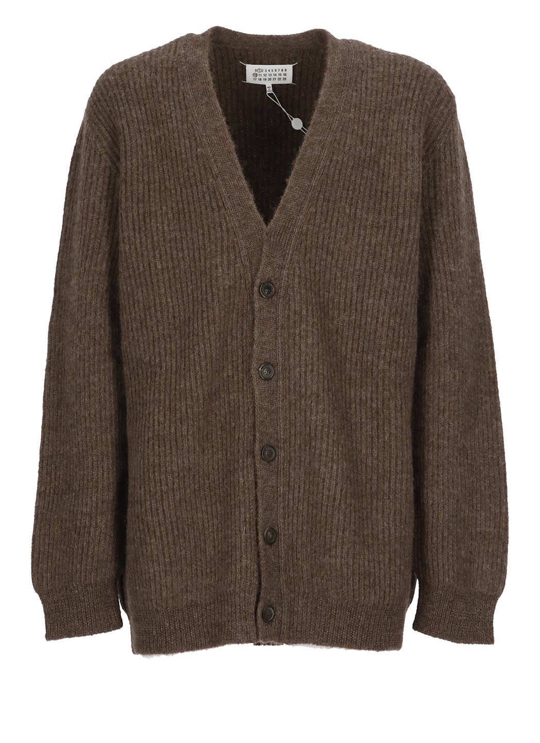 Maison Margiela Button In Walnut