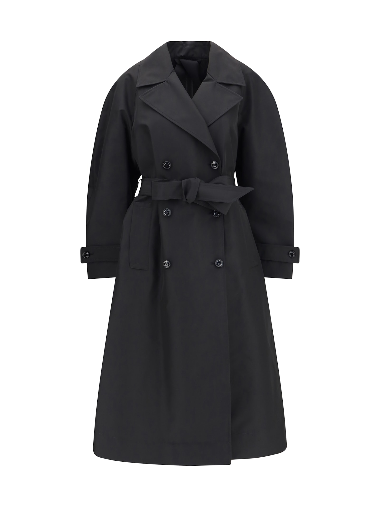 Moncler Genius Zake Trench Coat From The Moncler X Ee72 Collection By Edward Enninful In Black