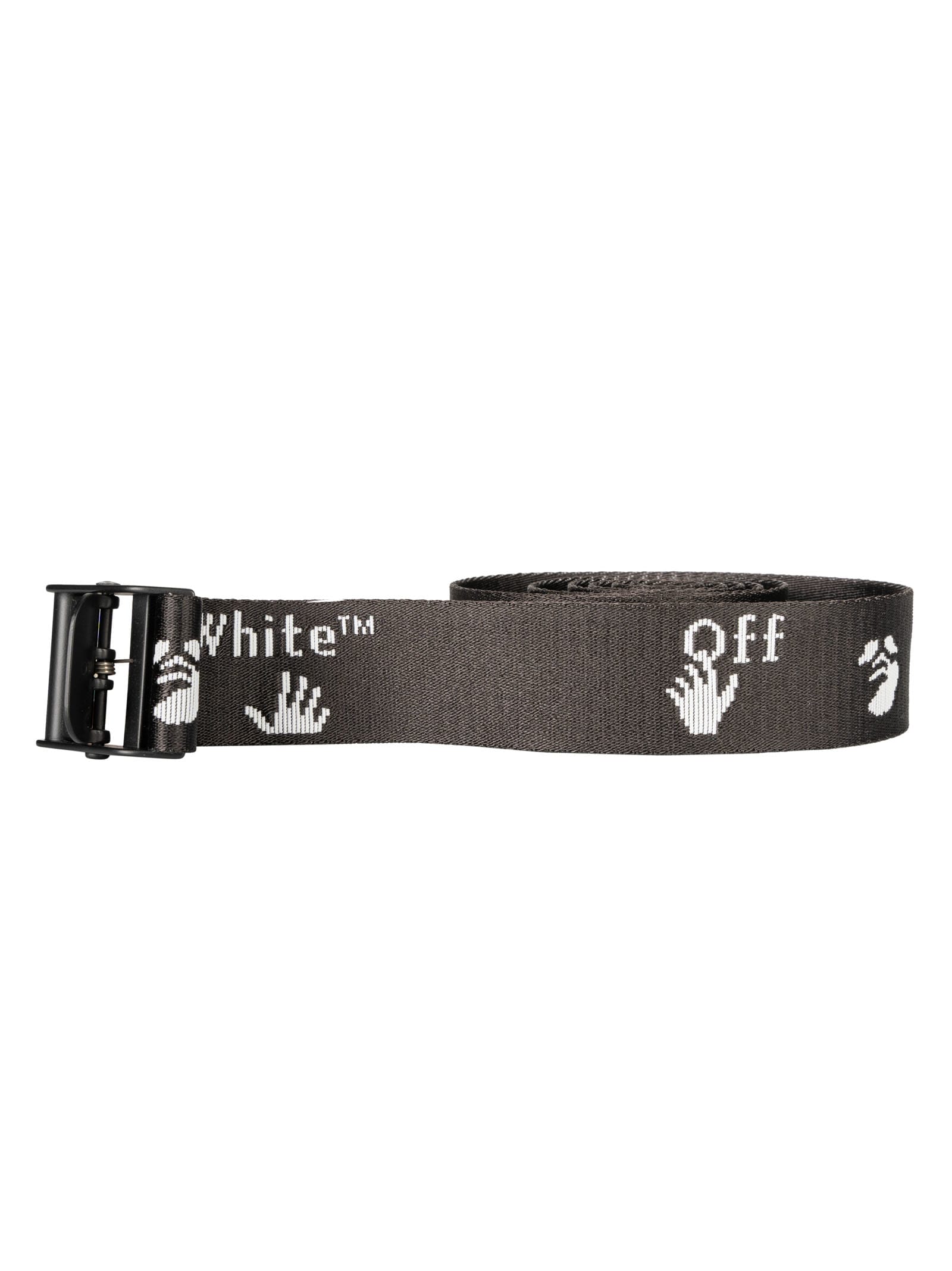Off-White OW Logo Belt in Black
