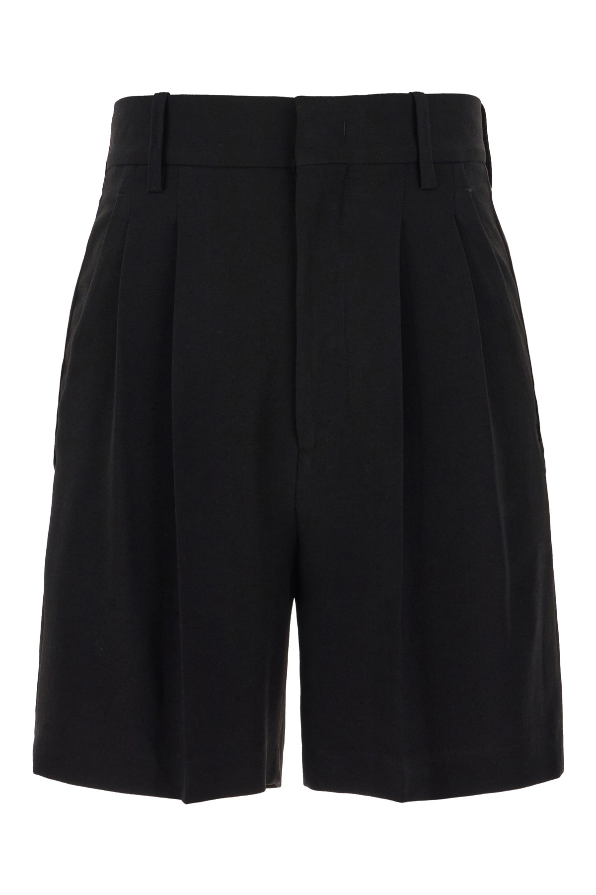 Shop Isabel Marant Black Triacetate Blend Shorts