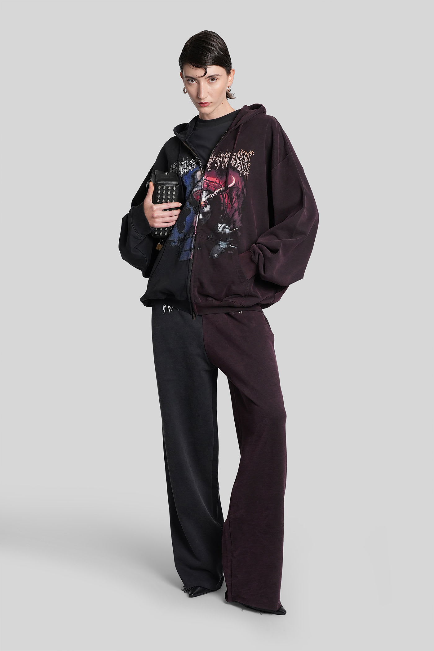 Vetements Sweatshirt In Black Cotton In Black