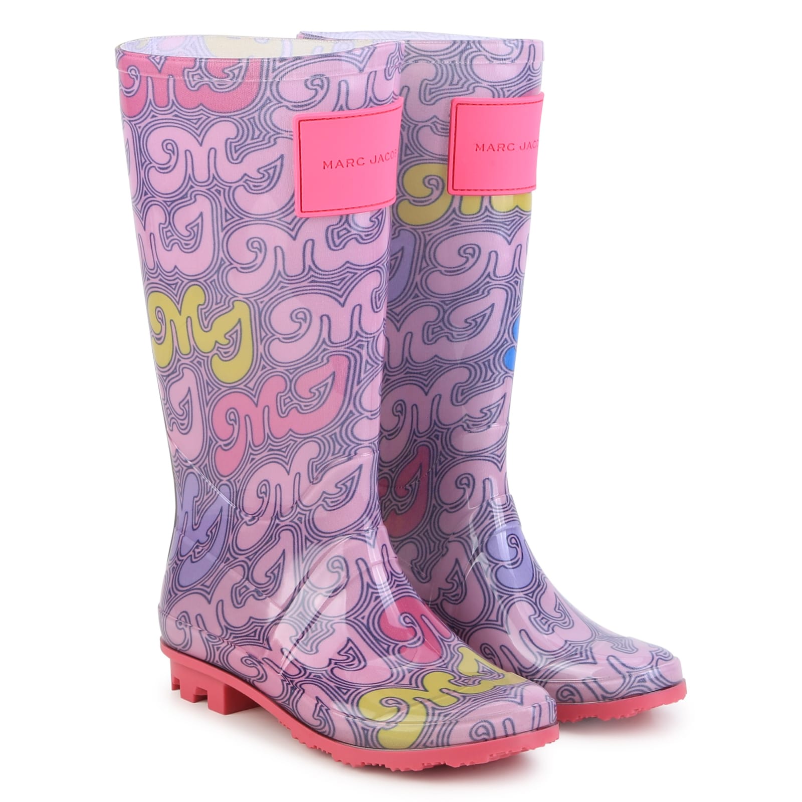 MARC JACOBS RAIN BOOTS WITH APPLICATION
