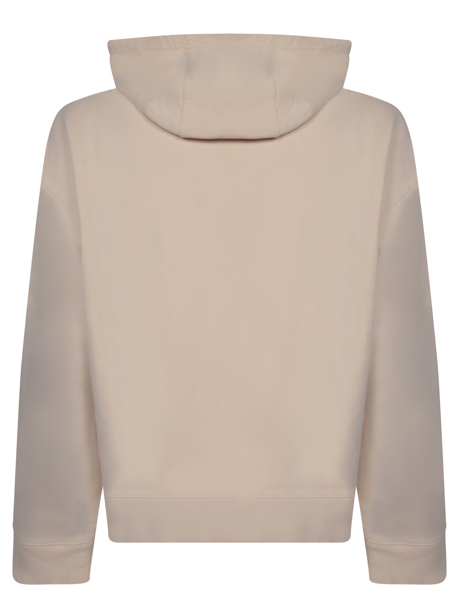 Shop Maison Kitsuné Bold Fox Ivory Hoodie In White