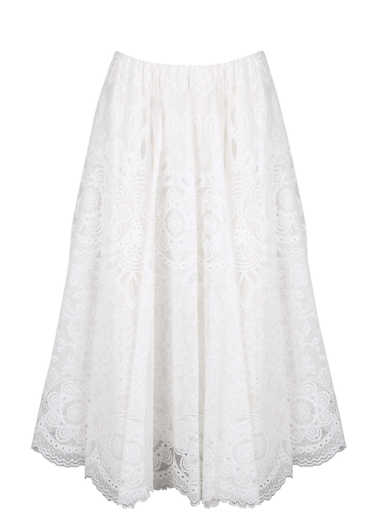 RED Valentino Lace Wheel Skirt