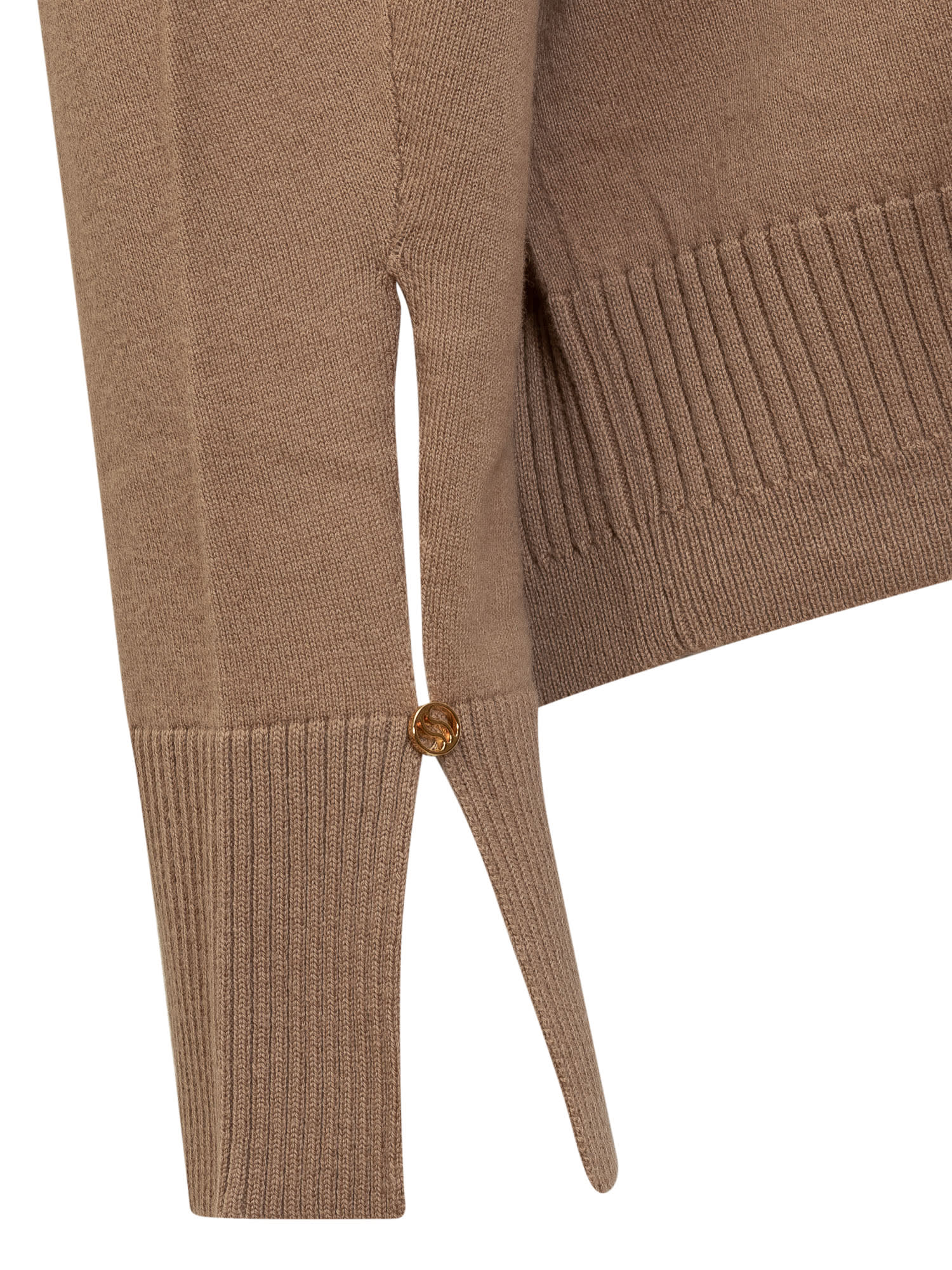 Shop Stella Mccartney Sweater In New Camel