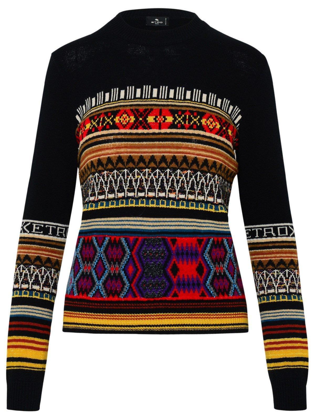 Patterned Knit Sweater