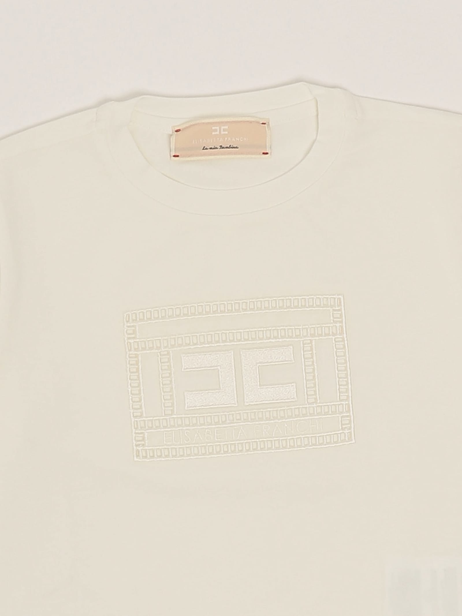 Elisabetta Franchi T-shirt T-shirt In Neutral