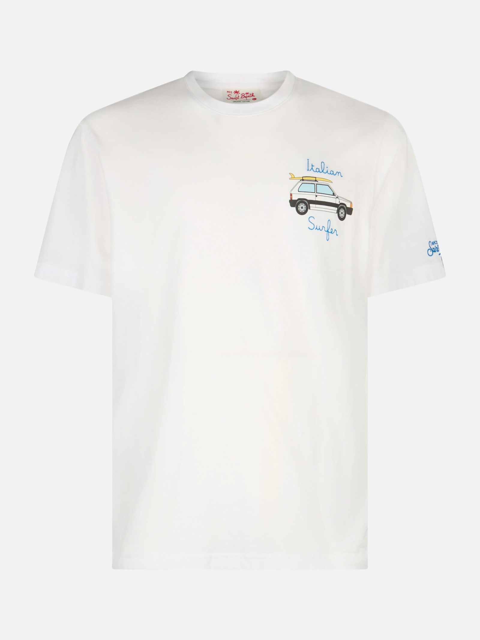 Mc2 Saint Barth T-shirt Men Color Fa01 In White