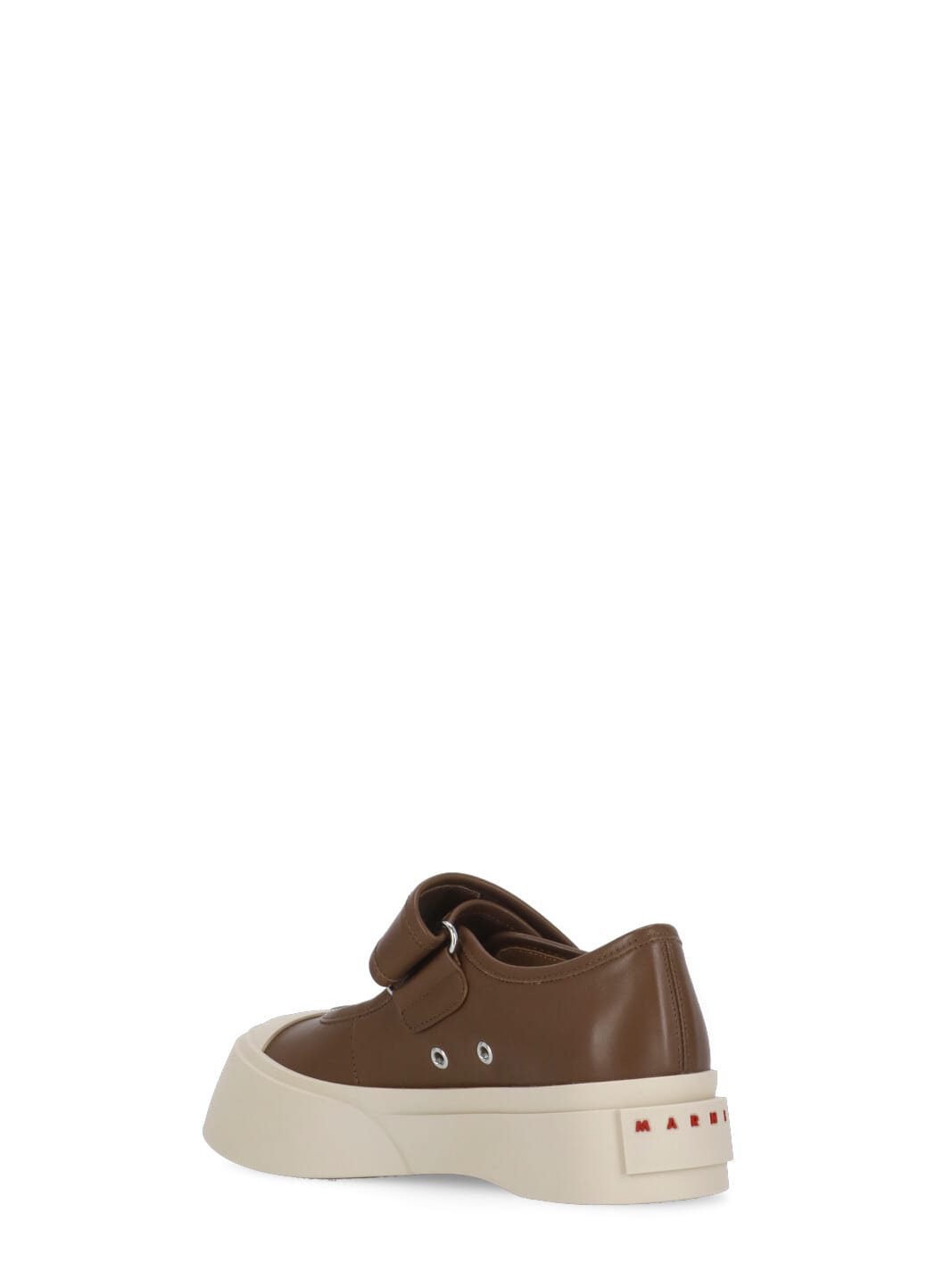 Shop Marni Mary Jane Sneakers In Brown