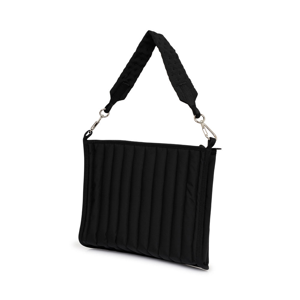 Shop Alexander Wang Borsa Elite Tech Shoulder In Black