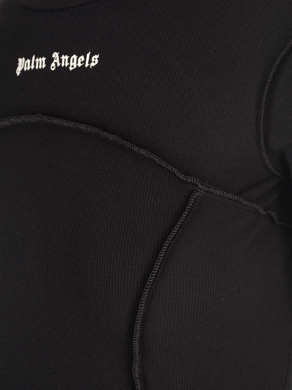 Shop Palm Angels Open Back Dress In Black