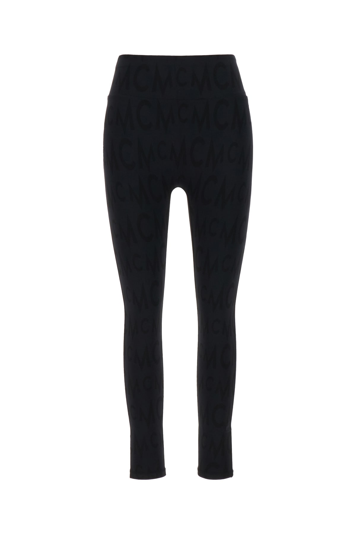 MCM Black Stretch Nylon Leggings