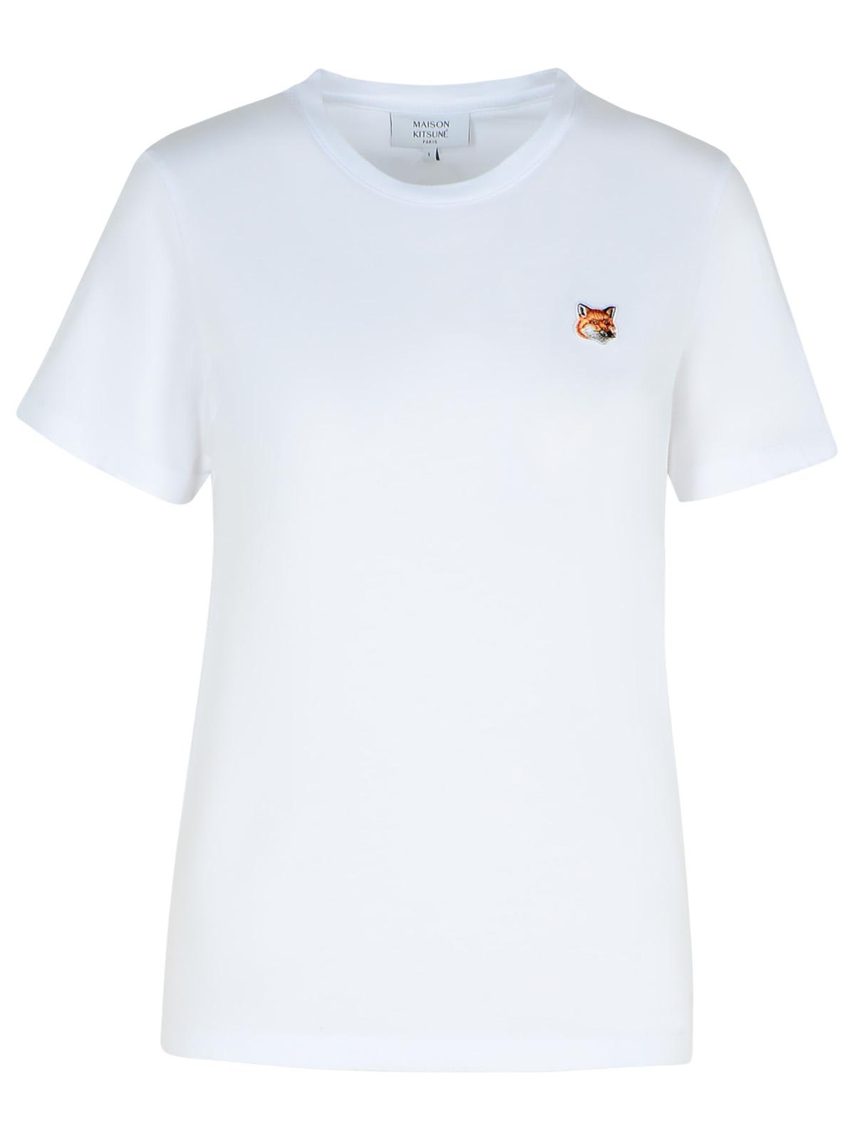 Maison Kitsuné White Cotton T-shirt