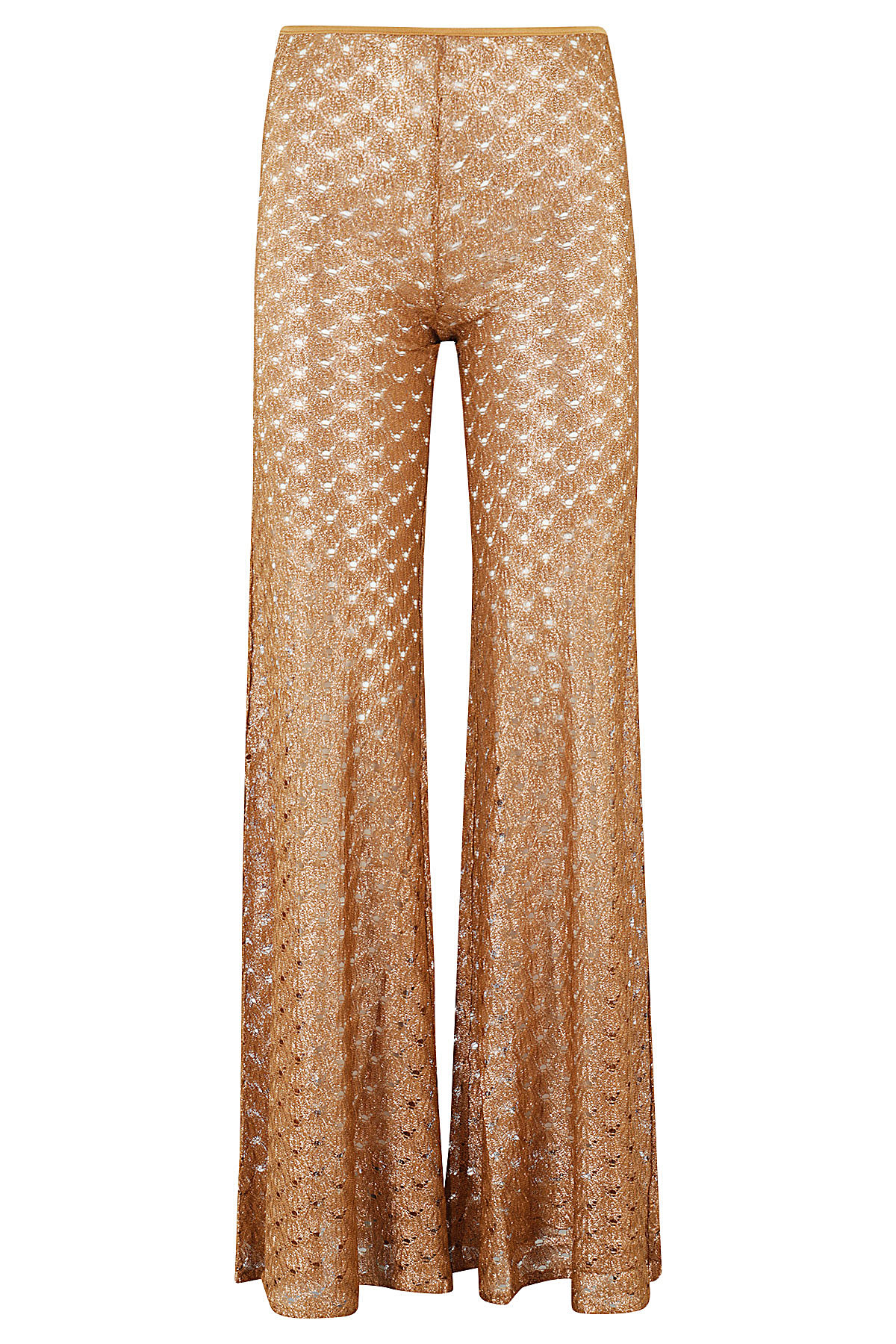 Shop Missoni Trousers In Roasted
