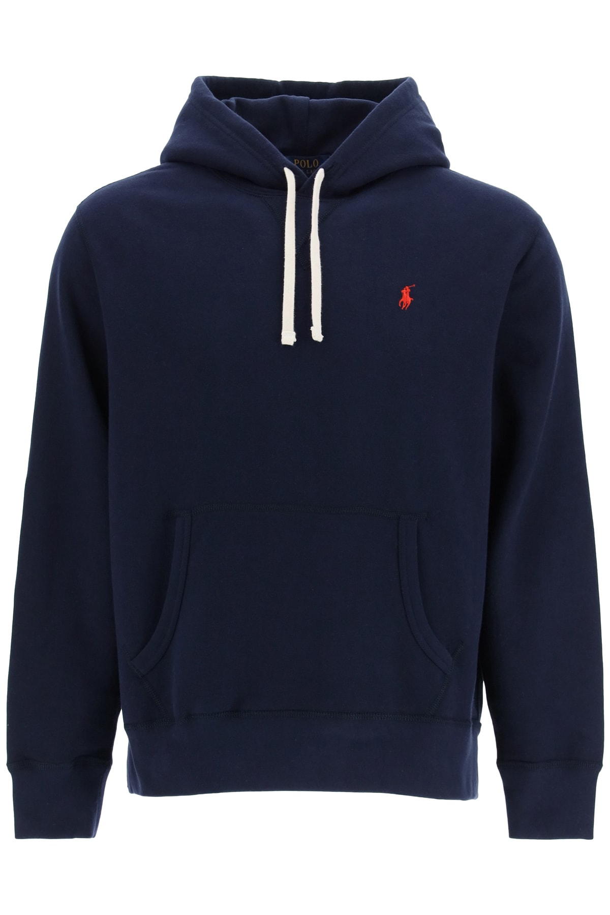 POLO RALPH LAUREN LOGO HOODIE,710766778 NAVY