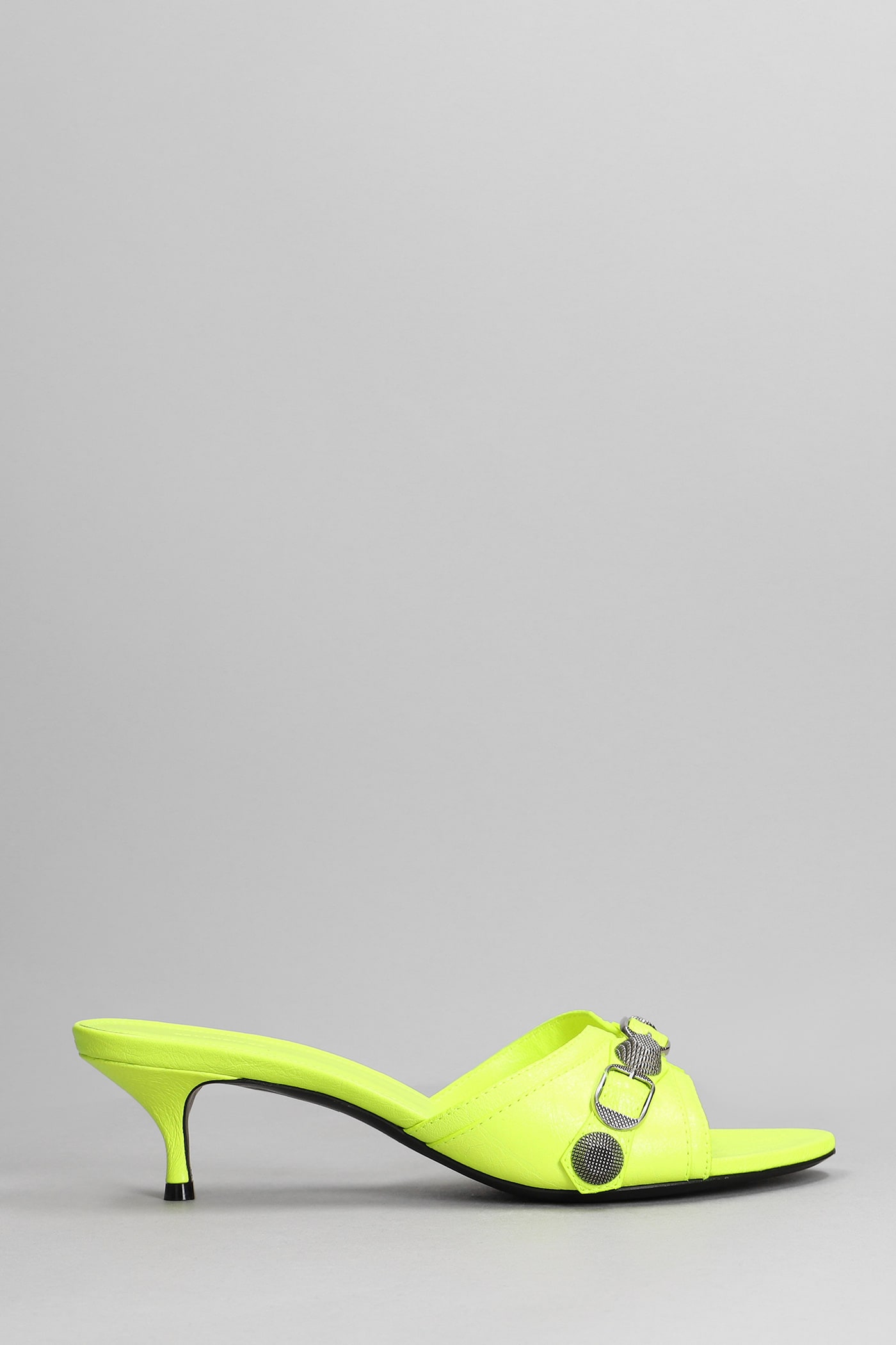 Balenciaga Slipper-mule In Yellow Leather