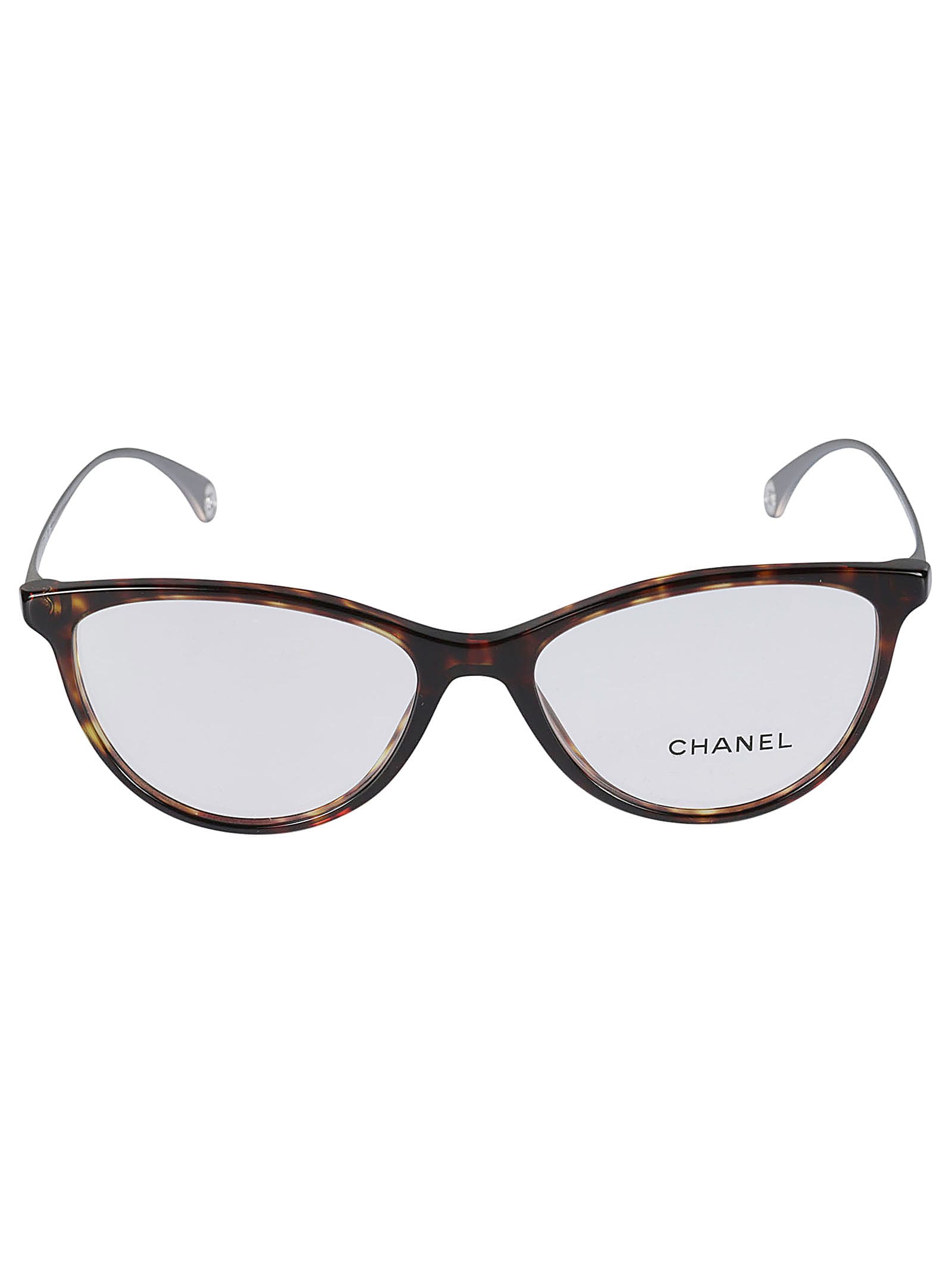 Pre-owned Chanel Cat Eye Glasses In Nero