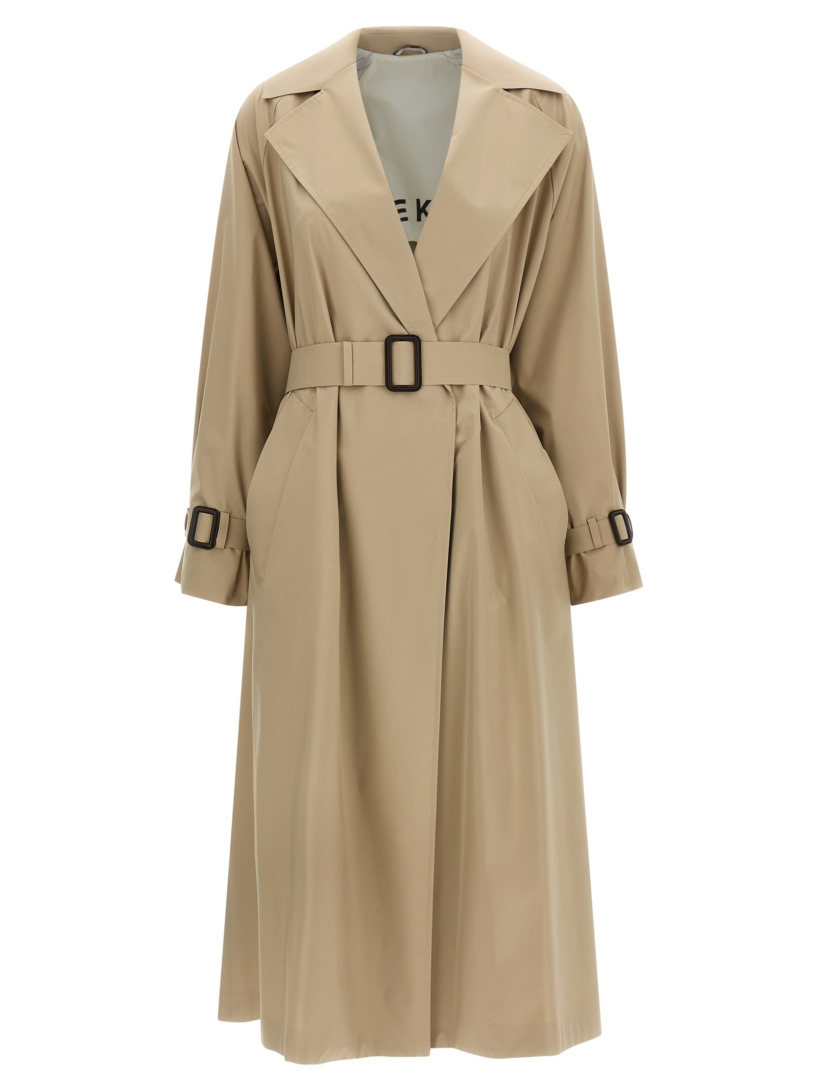 Weekend Max Mara Fatto Trench Coat In Sand