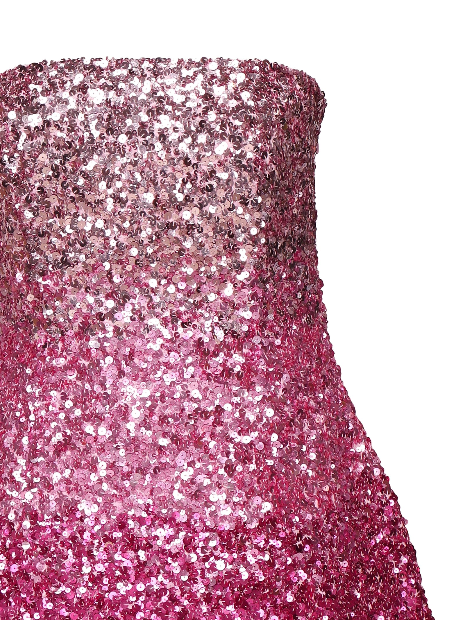 Shop Retroféte Tancy Sequin Dress In Fuchsia