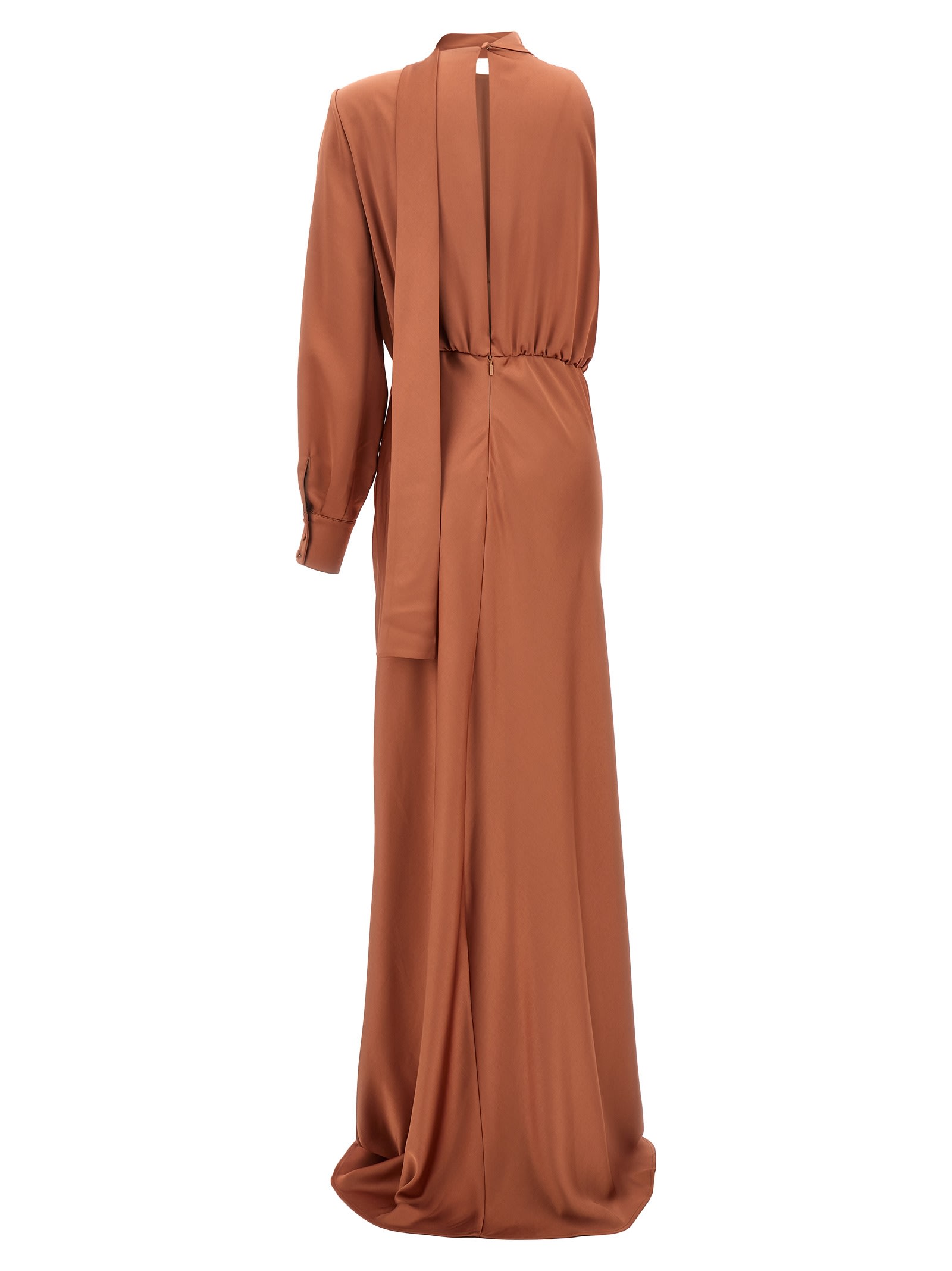 Shop Pinko Ansonica Dress In Brown