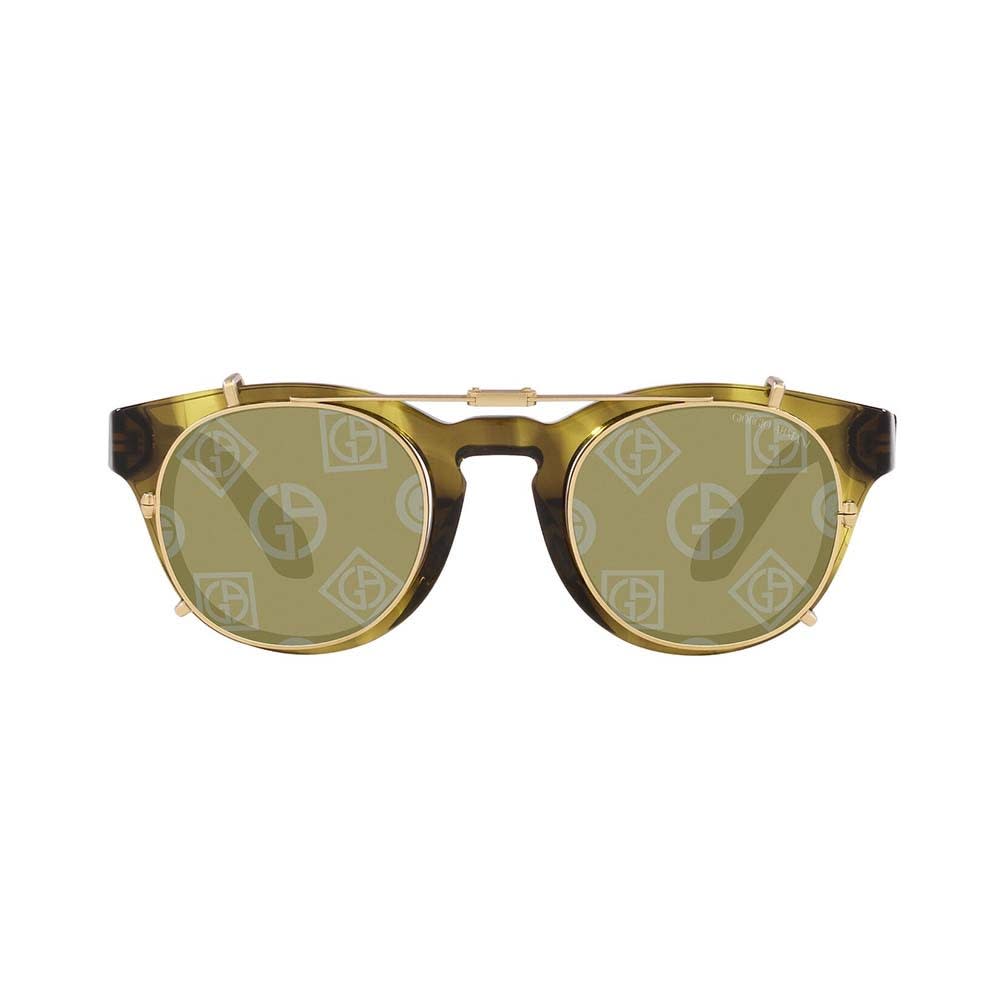 Giorgio Armani Sunglasses In Verde/trasparente