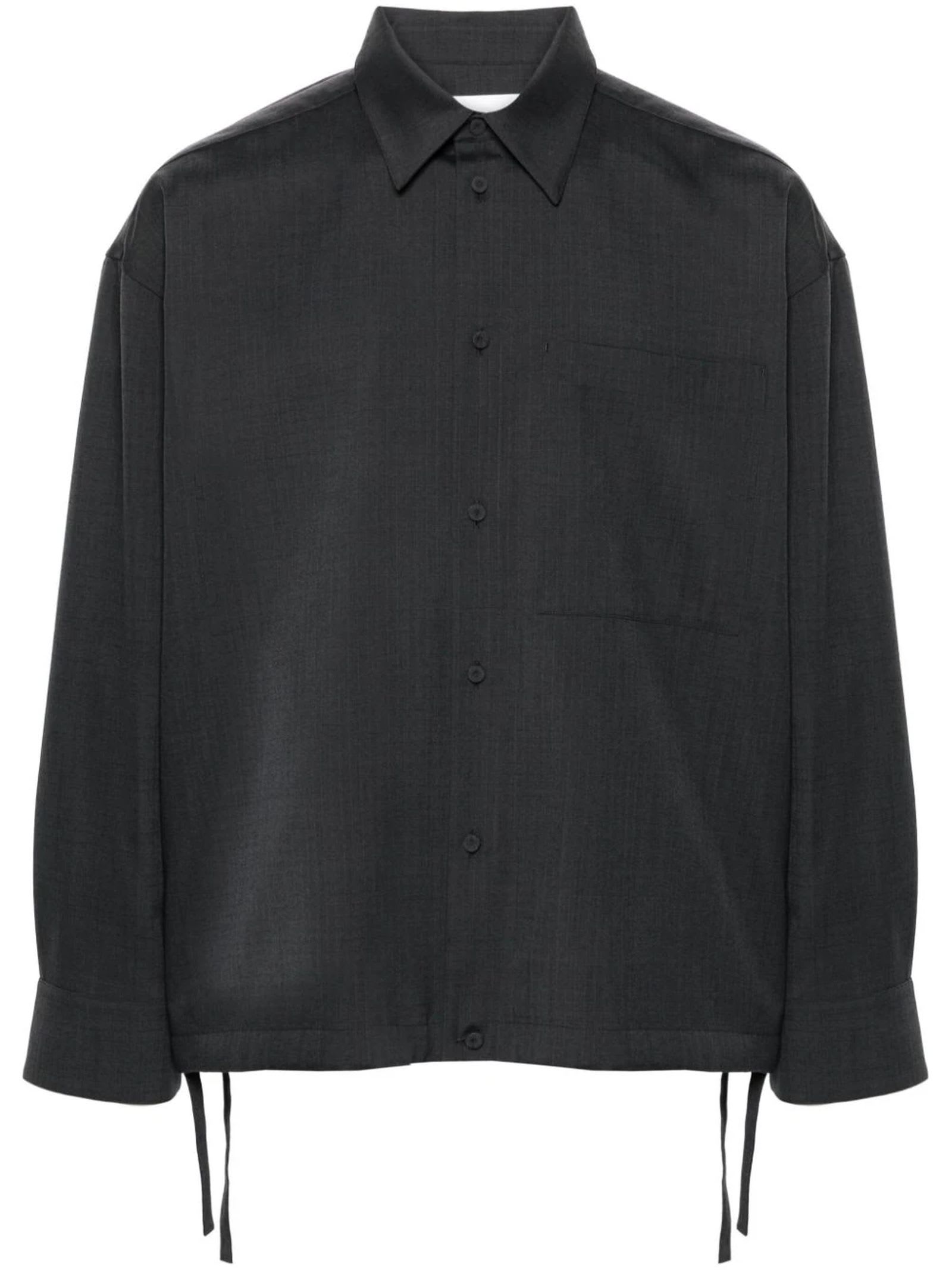 Shop Jil Sander Shirts Grey