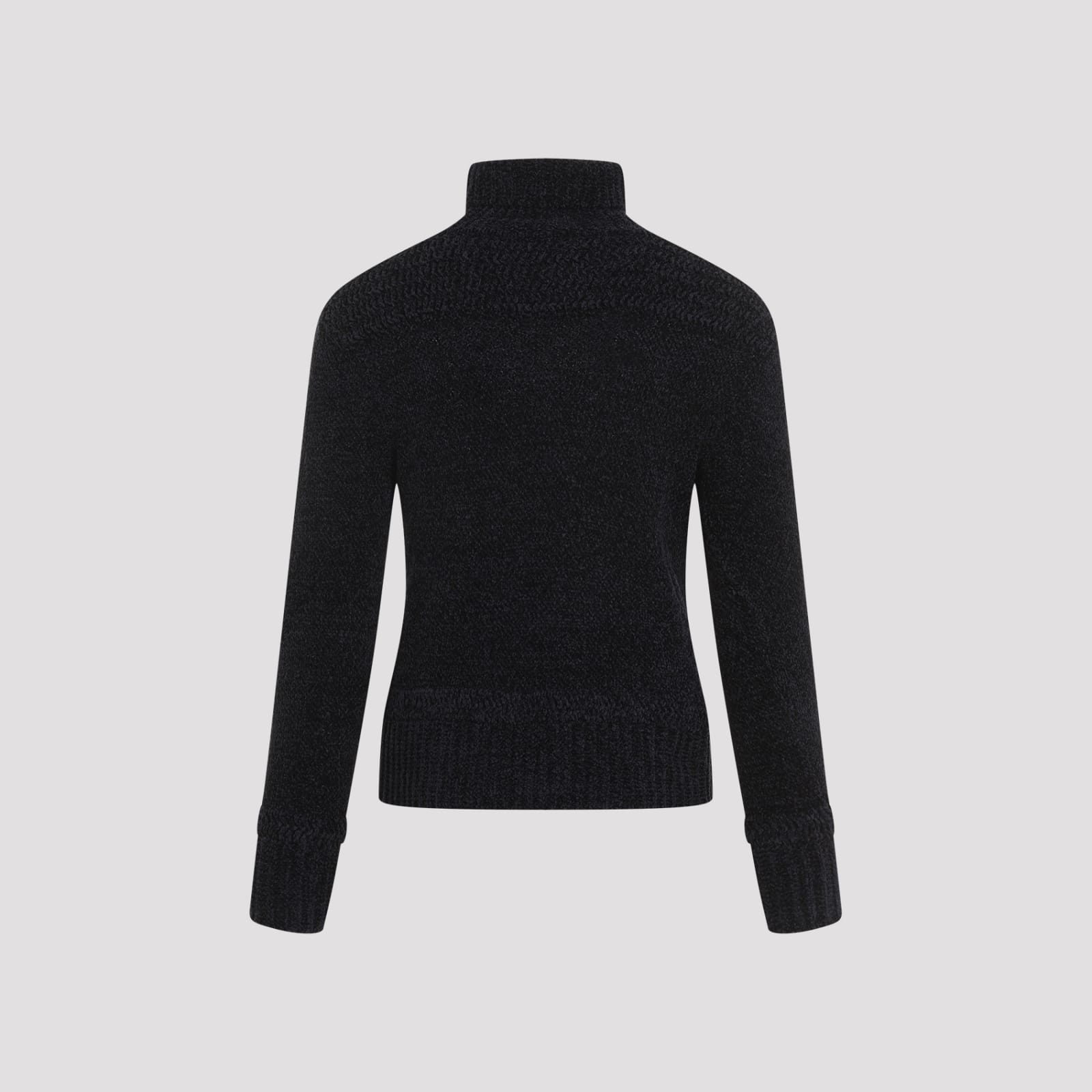 Shop Givenchy Viscose Pullover In Dark Blue