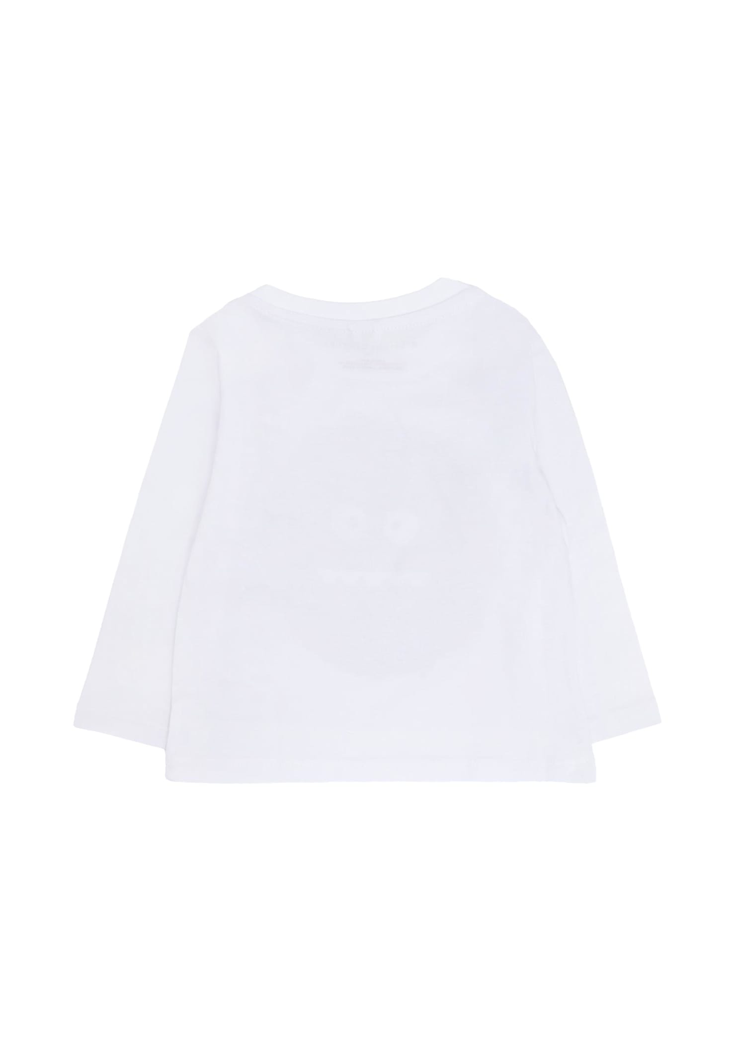 Stella Mccartney White T-shirt For Baby Boy With Monster In White