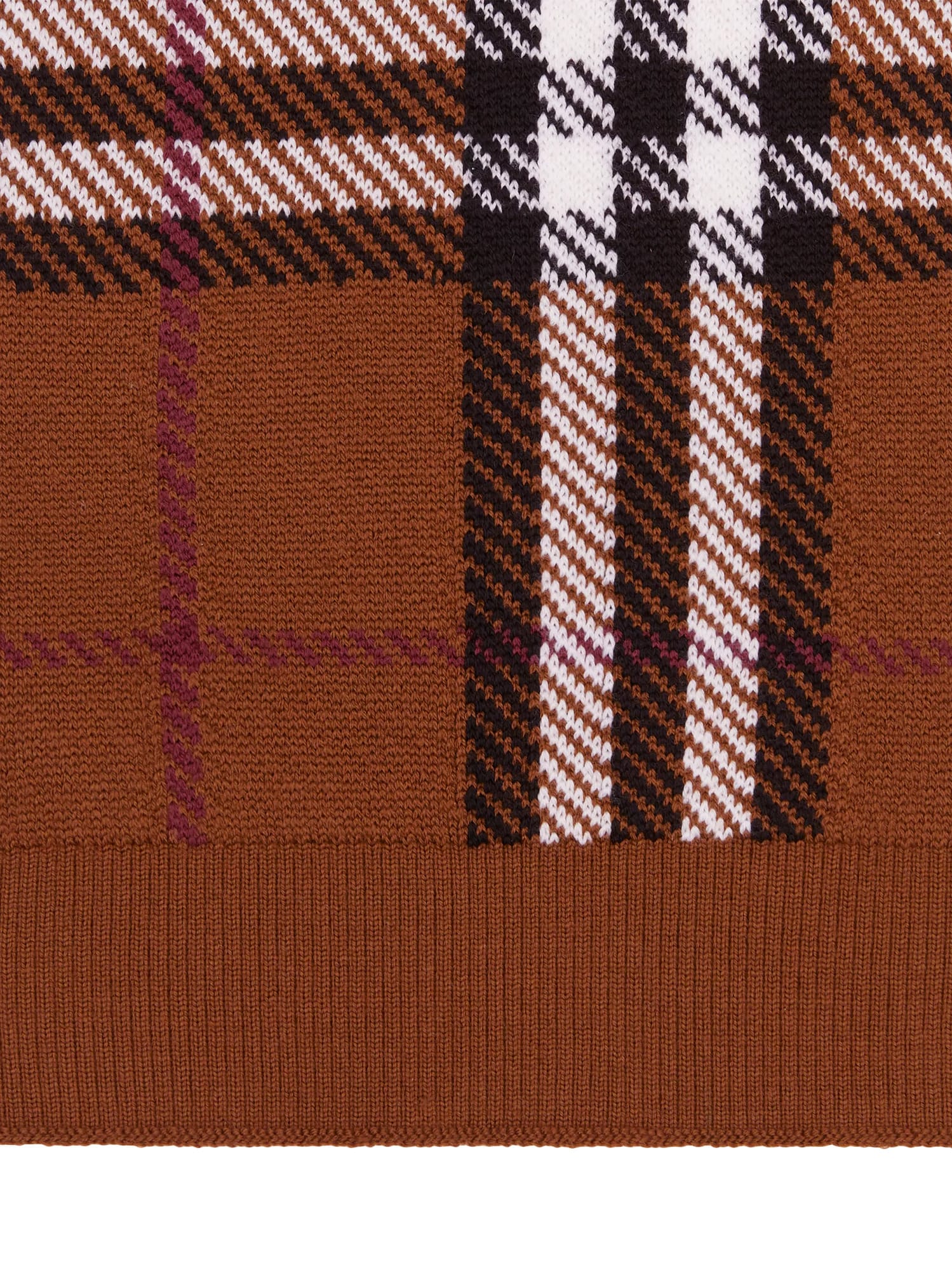 Shop Burberry Scarf In Brown