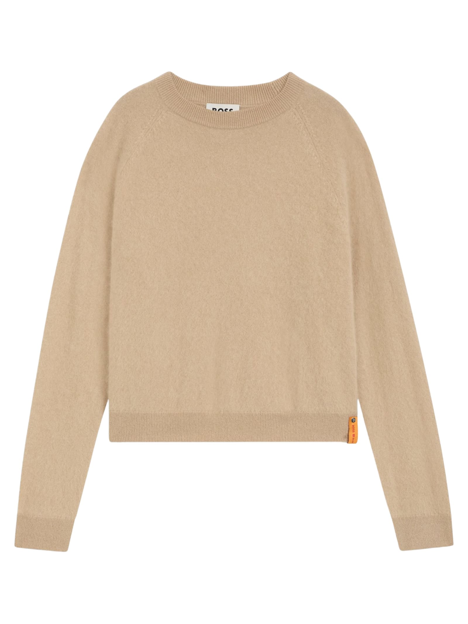 Hugo Boss Wool Sweater In Neutral