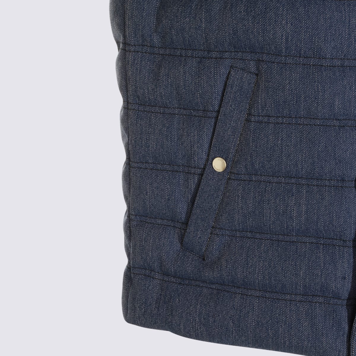 Mackage Insulated Jackets With High Collar And Pockets In Blue