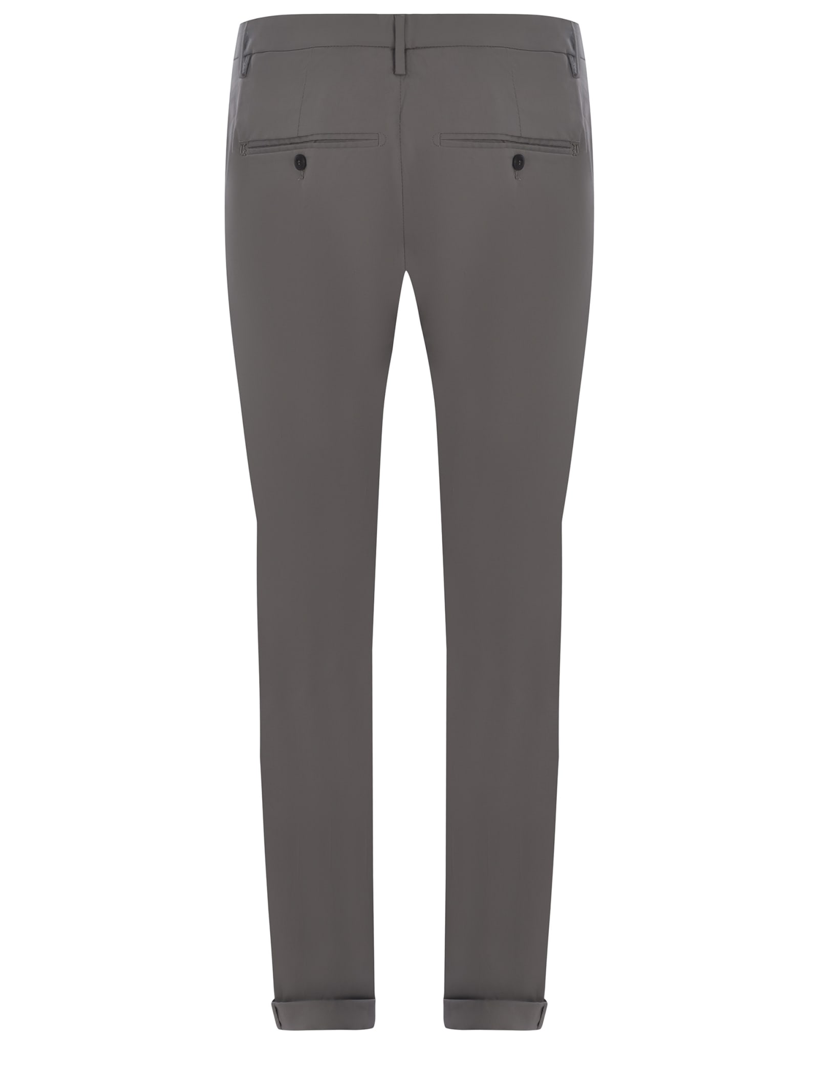 Shop Dondup Trousers  Gaubert Made Of Cotton In Grigio