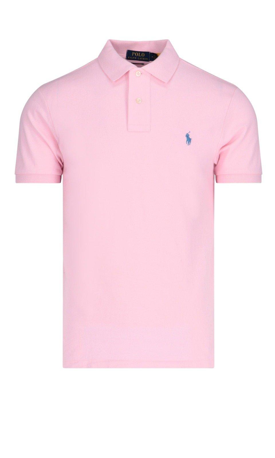 Polo Ralph Lauren Polo Shirt With Polo Collar And Short Sleeves In Pink