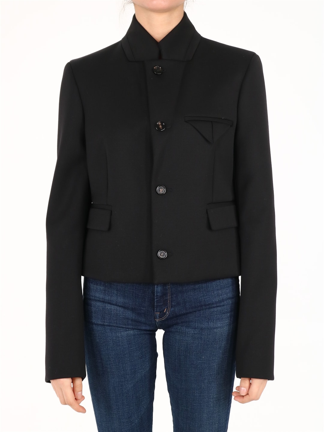 Bottega Veneta Waisted Jacket Black