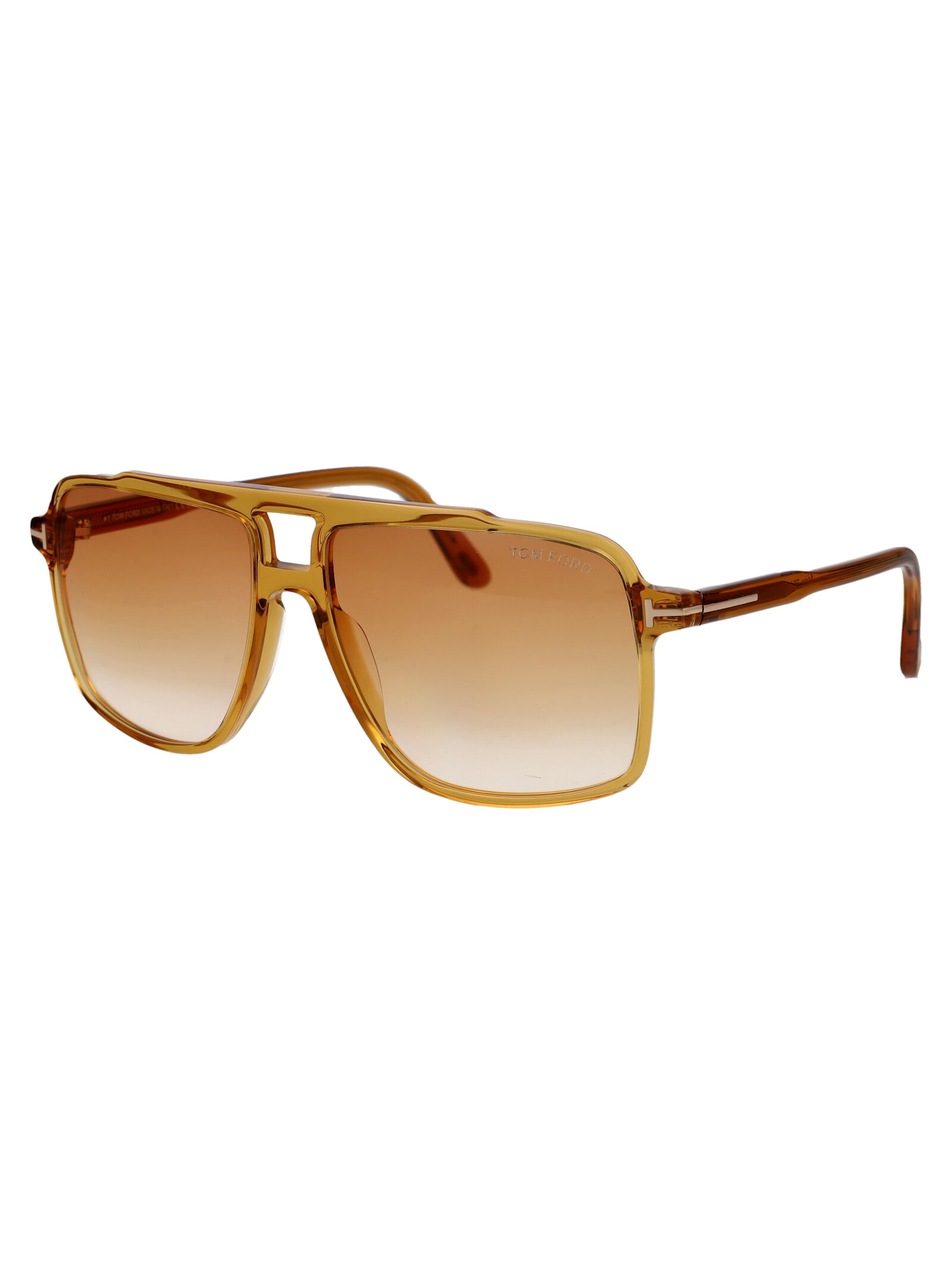 Shop Tom Ford Ft1177/s Sunglasses In Crystal Orange