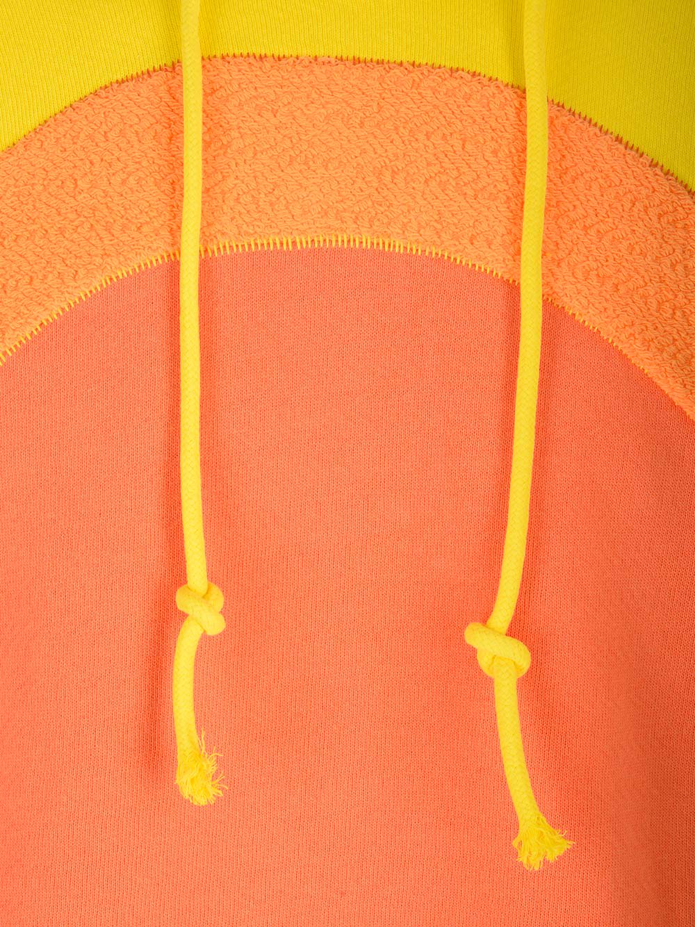 Shop Erl Multicolor Hoodie In Orange