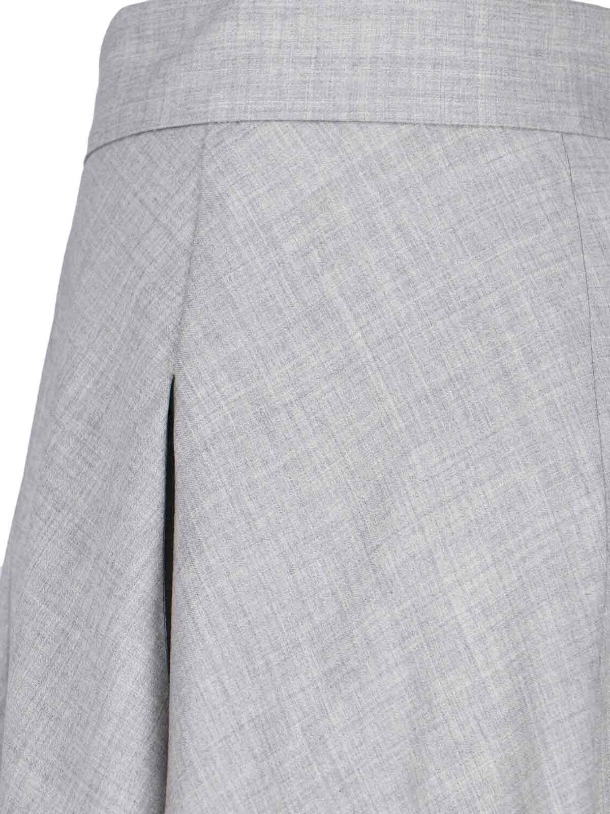 Sa Su Phi Flared Maxi Skirt In Gray