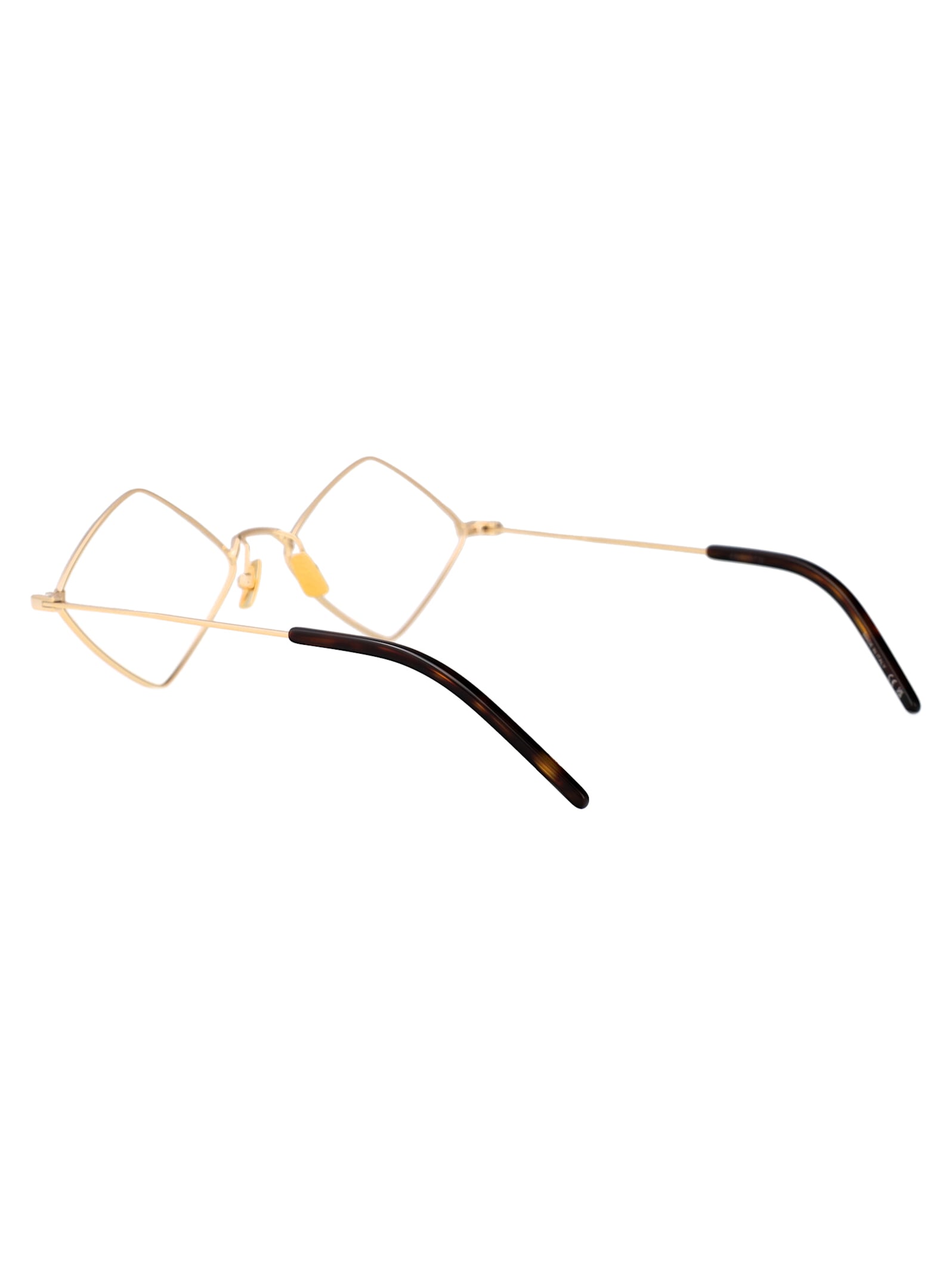 Saint Laurent Sl 302 Lisa Opt Glasses In Gold-gold-transparent