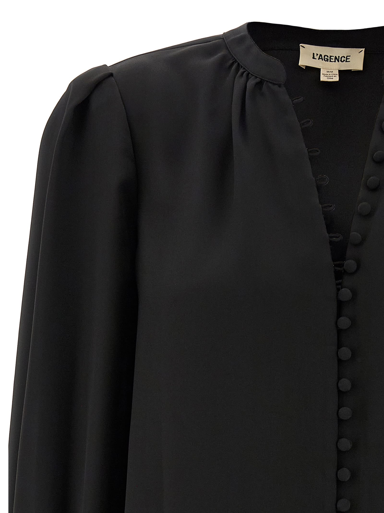L'agence Ava Shirt In Black