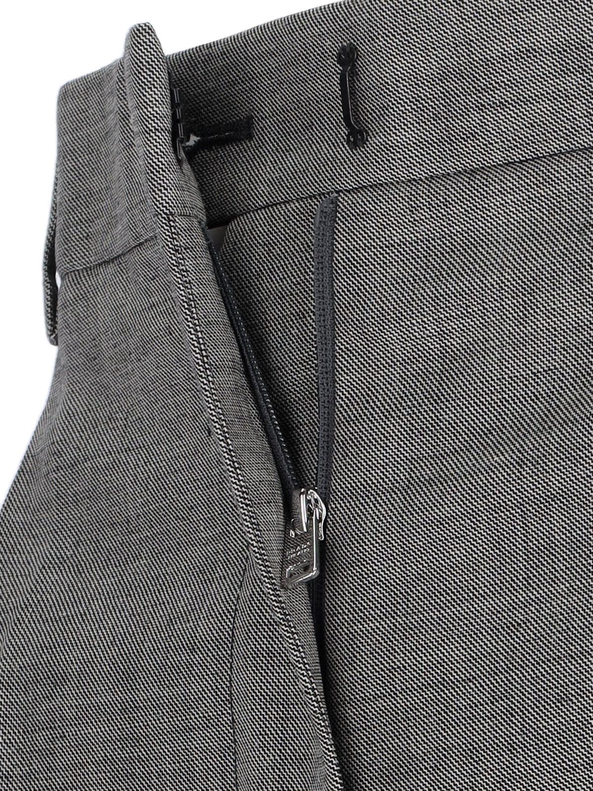 Prada Straight Pants In Gray