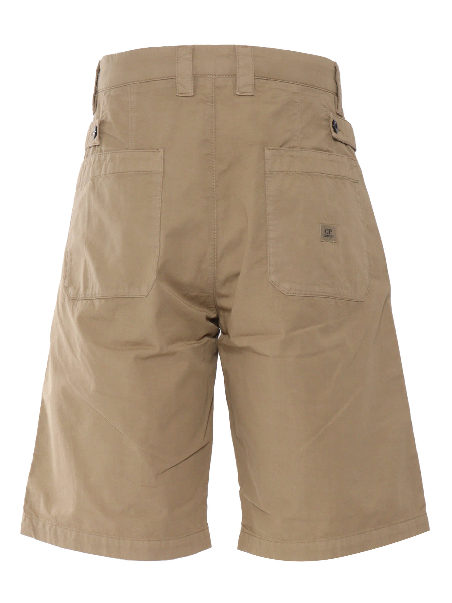 C.p. Company Shorts In Beige