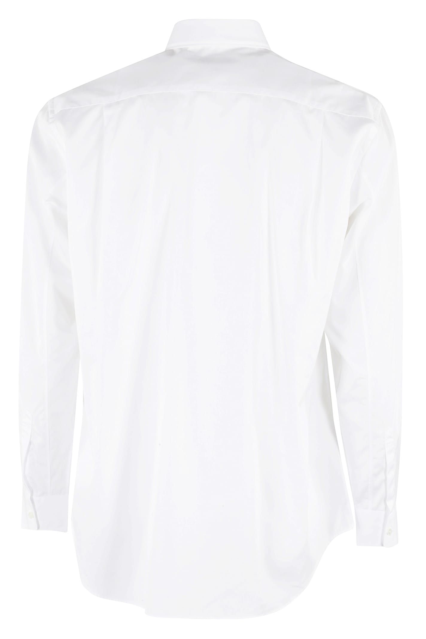 Comme Des Garçons Play Heart-patch Poplin Shirt