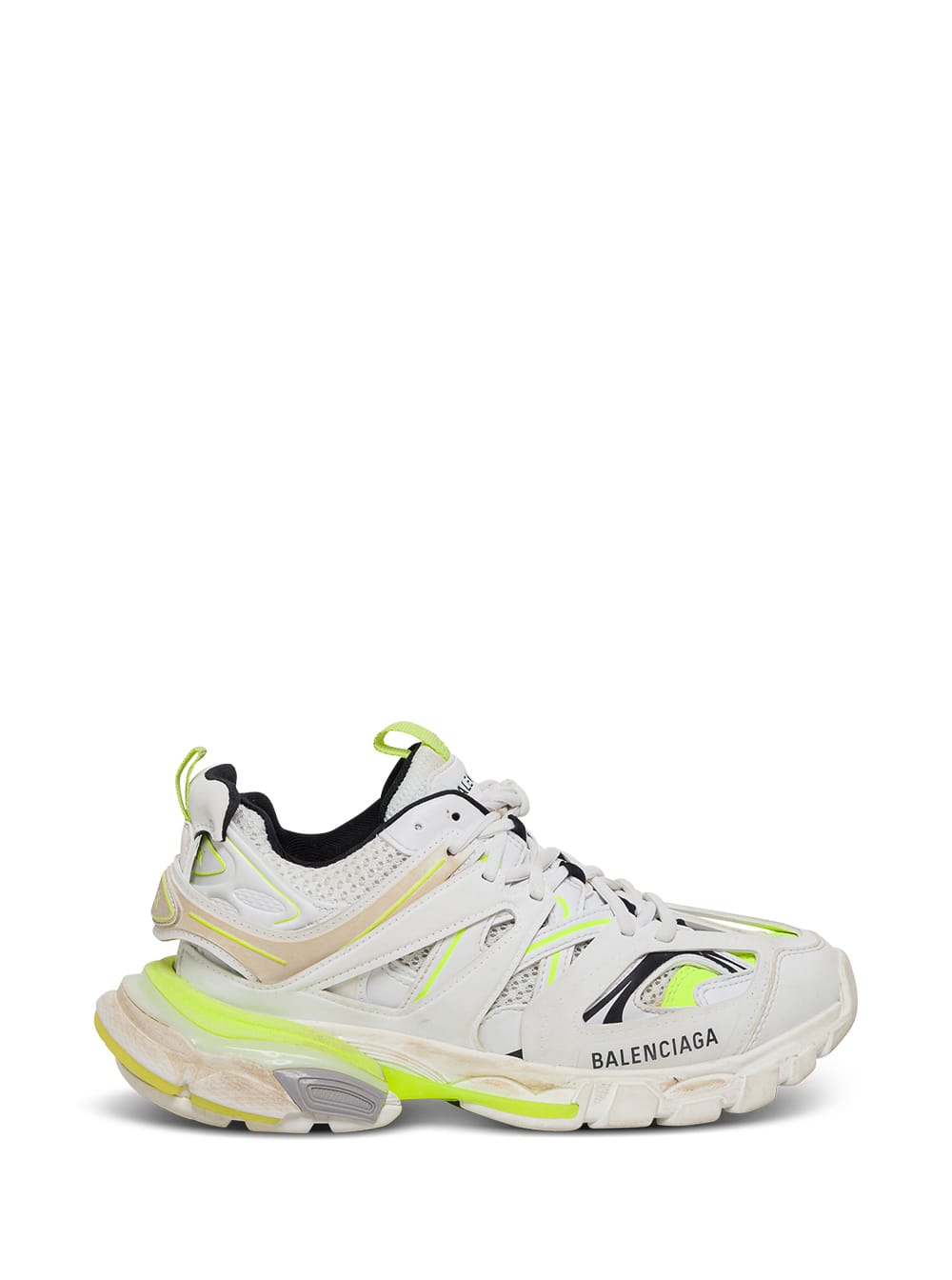 Balenciaga Track Worn Out Mesh And Nylon Sneakers